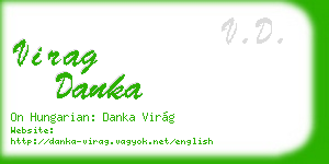 virag danka business card